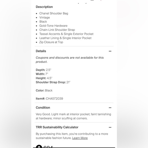 Chanel vintage satin camera bag - Picture 7 of 7